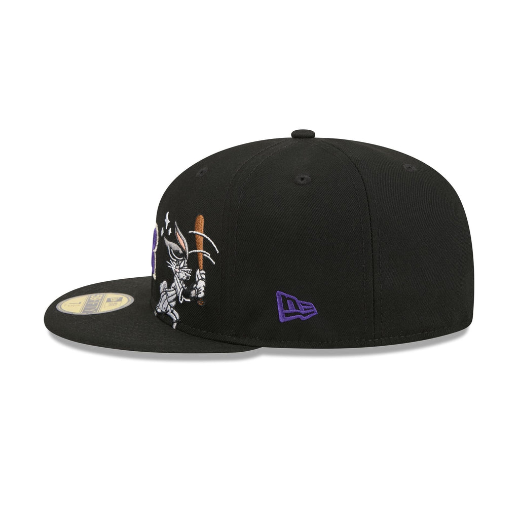 Colorado Rockies Bugs Bunny Swing 59FIFTY Fitted Hat - Image 5