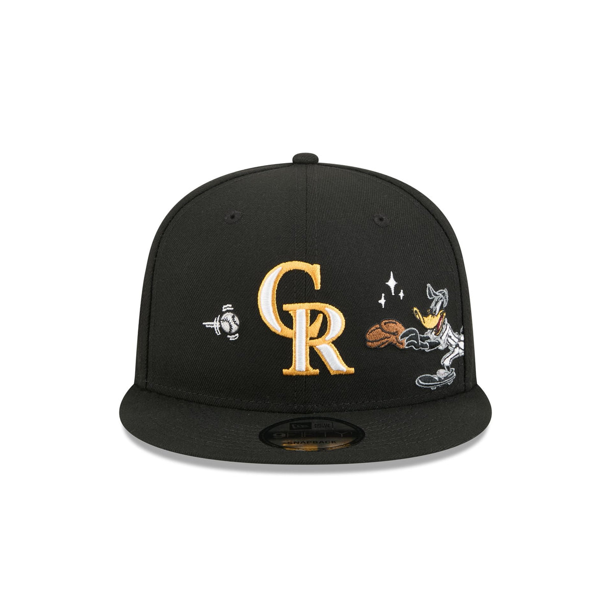 Colorado Rockies Daffy Duck Catch 9FIFTY Snapback Hat - Image 2