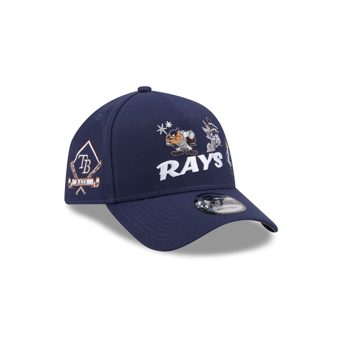Tampa Bay Rays Looney Tunes 9FORTY A-Frame Snapback Hat - Image 3