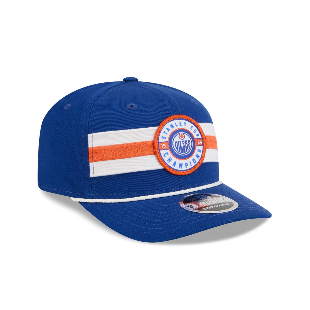 Edmonton Oilers Past Glory 9SEVENTY Stretch-Snap Hat - Image 3