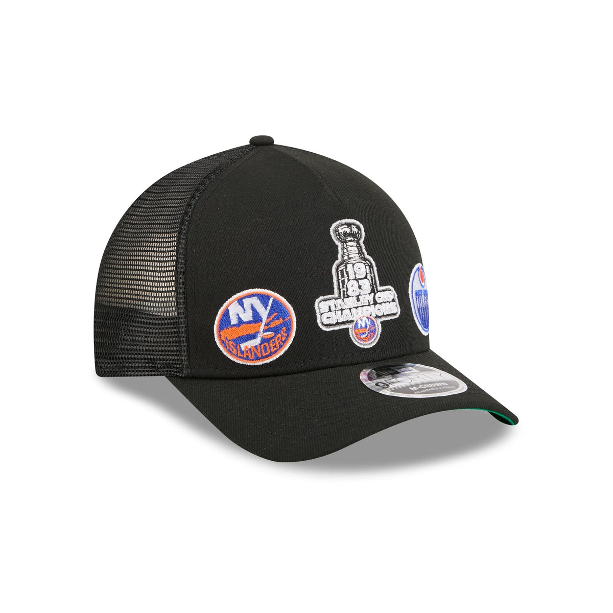 NHL 1983 Past Glory Matchup 9FORTY M-Crown A-Frame Trucker Hat - Image 3