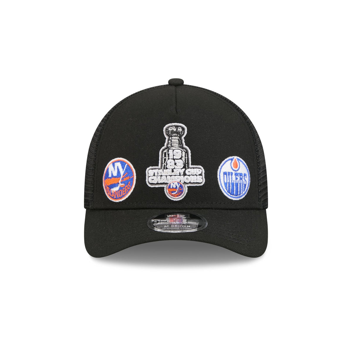 NHL 1983 Past Glory Matchup 9FORTY M-Crown A-Frame Trucker Hat - Image 2