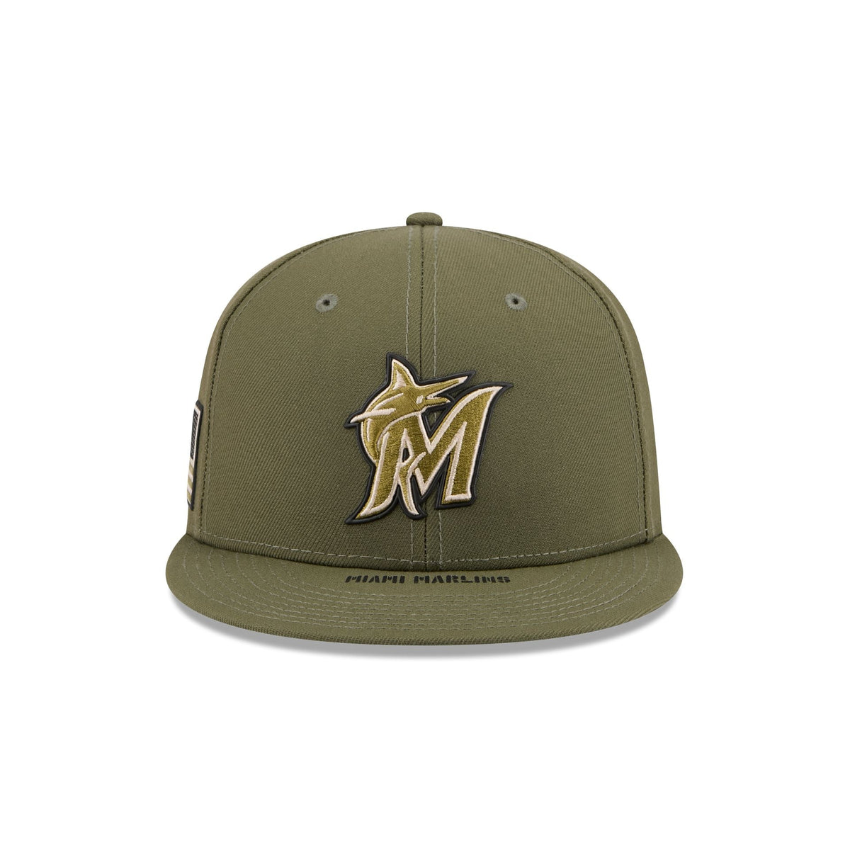 Miami Marlins Armed Forces Day 2026 59FIFTY Fitted Hat - Image 2