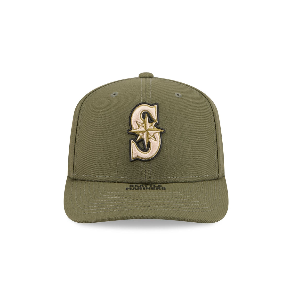 Seattle Mariners Armed Forces Day 2026 9SEVENTY Stretch-Snap Hat - Image 2