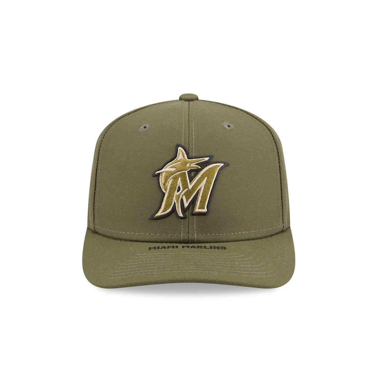 Miami Marlins Armed Forces Day 2026 9SEVENTY Stretch-Snap Hat - Image 2