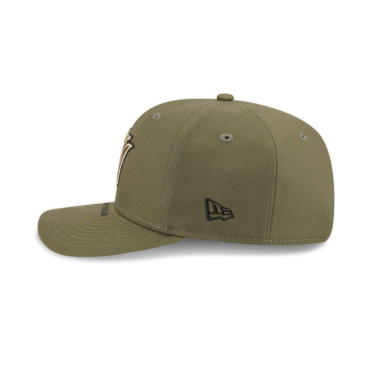 Miami Marlins Armed Forces Day 2026 9SEVENTY Stretch-Snap Hat - Image 5