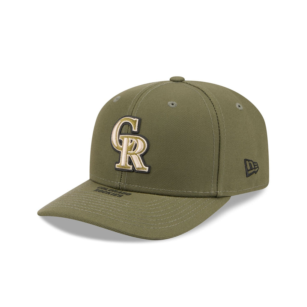 Colorado Rockies Armed Forces Day 2026 9SEVENTY Stretch-Snap Hat - Image 3