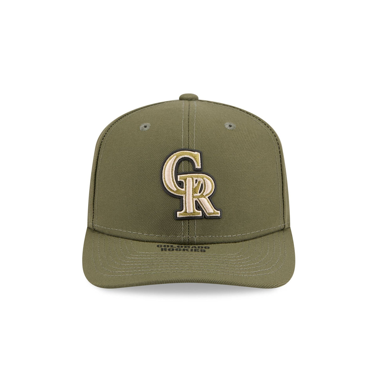 Colorado Rockies Armed Forces Day 2026 9SEVENTY Stretch-Snap Hat - Image 2