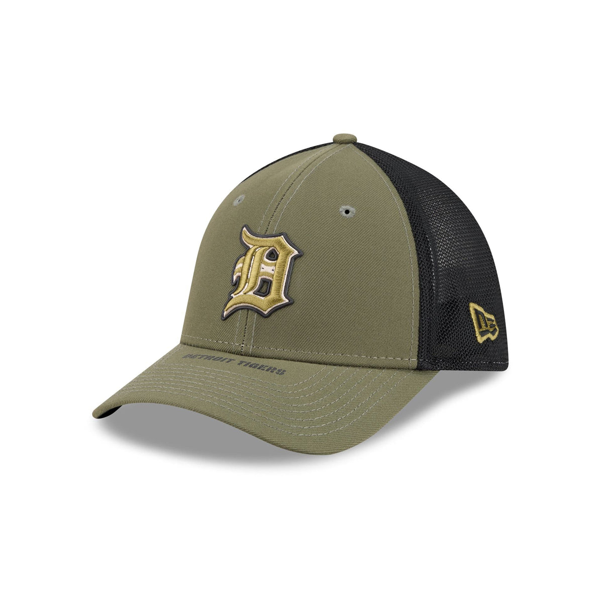 Detroit Tigers Armed Forces Day 2026 39THIRTY M-Crown Stretch Fit Hat - Image 3
