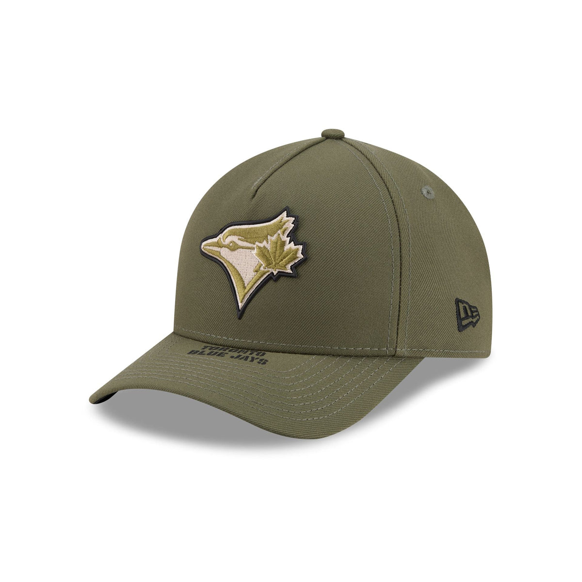 Toronto Blue Jays Armed Forces Day 2026 9FORTY M-Crown A-Frame Snapback Hat - Image 3