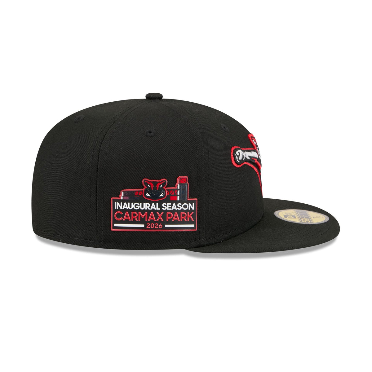 Richmond Flying Squirrels Authentic Collection Home Sidepatch 59FIFTY Fitted Hat - Image 4