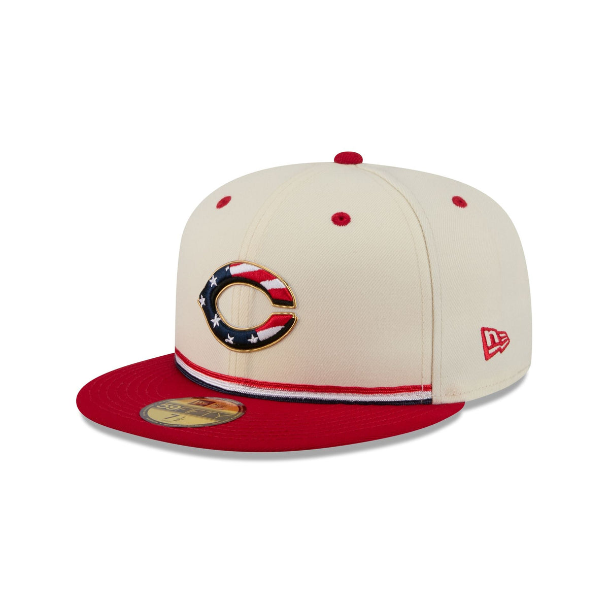 Cincinnati Reds Independence Day 2026 59FIFTY Fitted Hat - Image 3