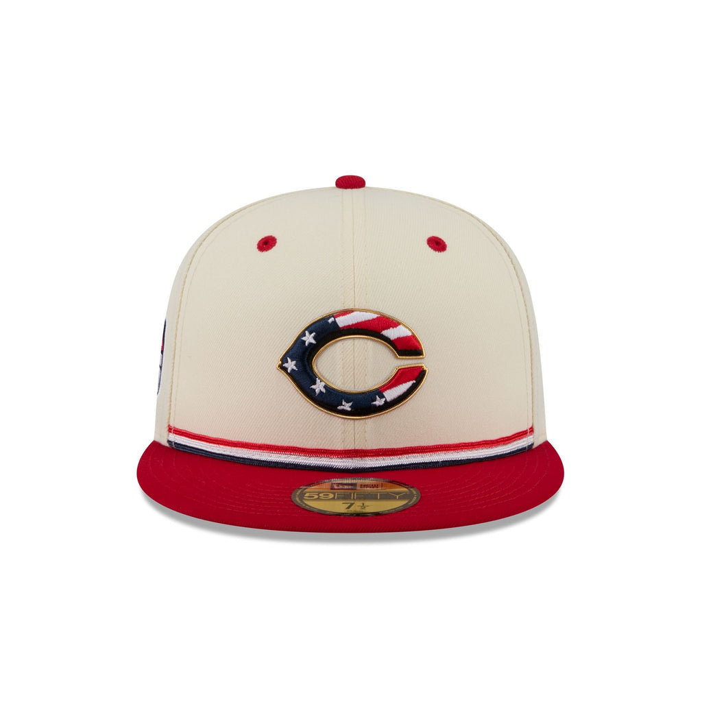 Cincinnati Reds Independence Day 2026 59FIFTY Fitted Hat - Image 2