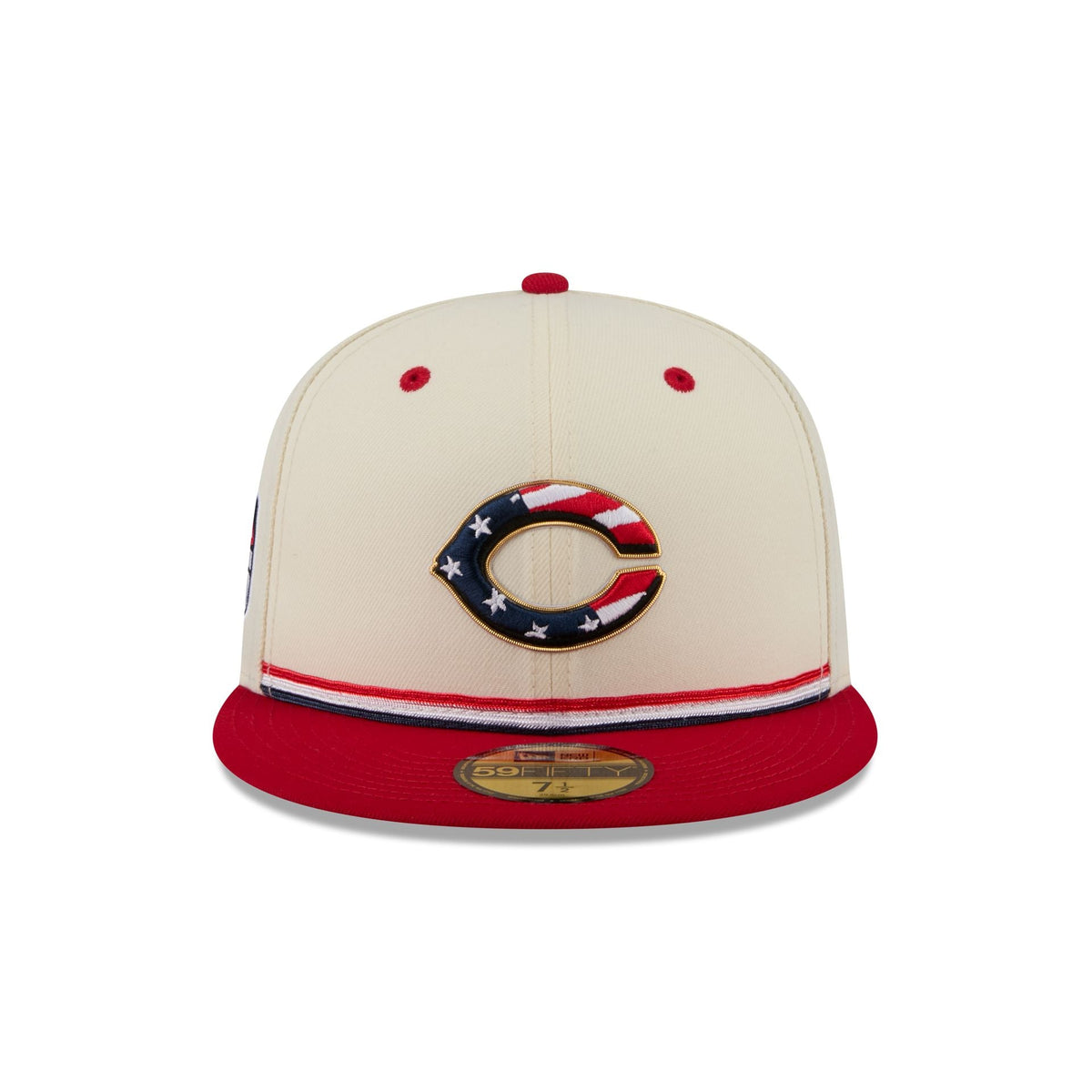 Cincinnati Reds Independence Day 2026 59FIFTY Fitted Hat - Image 2
