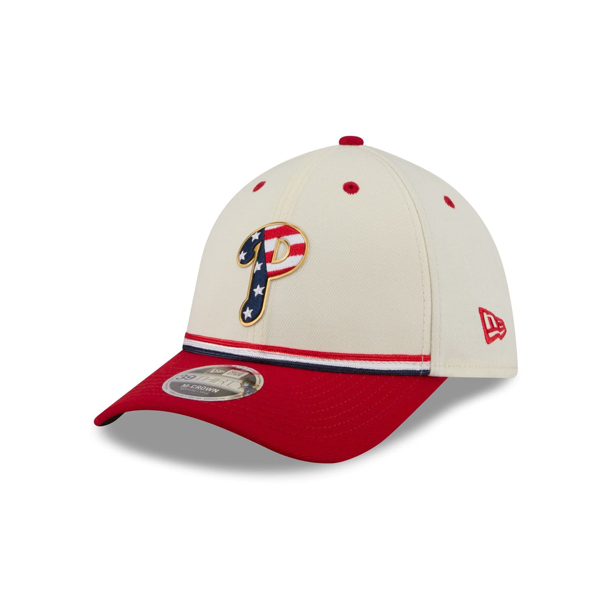 Philadelphia Phillies Independence Day 2026 39THIRTY M-Crown Stretch Fit Hat - Image 3