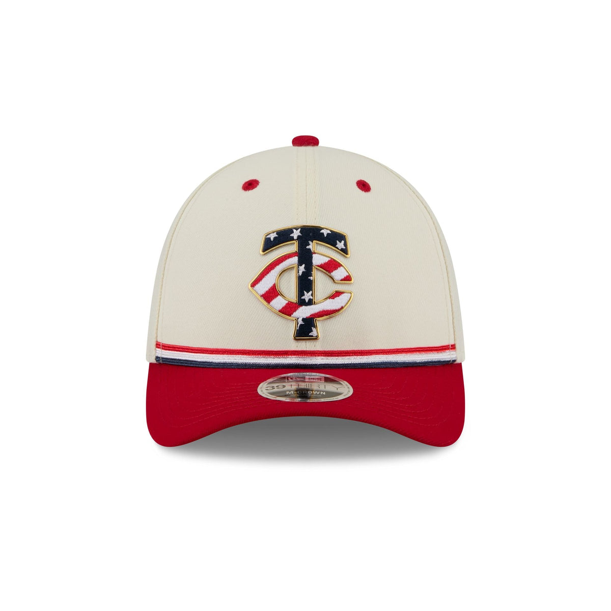 Minnesota Twins Independence Day 2026 39THIRTY M-Crown Stretch Fit Hat - Image 2
