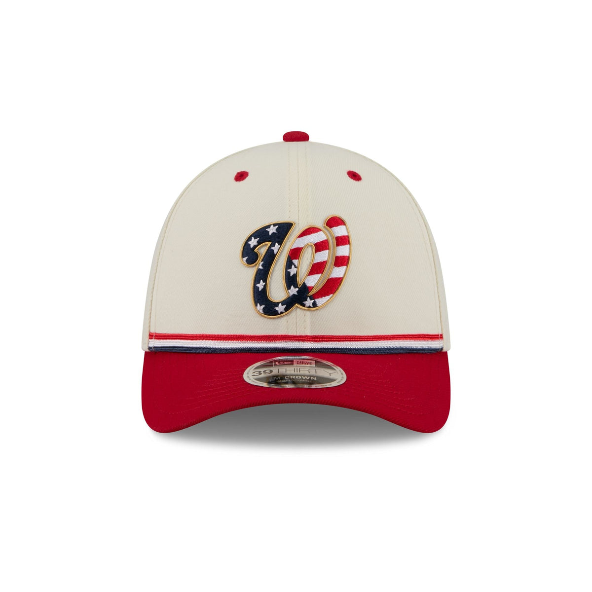 Washington Nationals Independence Day 2026 39THIRTY M-Crown Stretch Fit Hat - Image 2