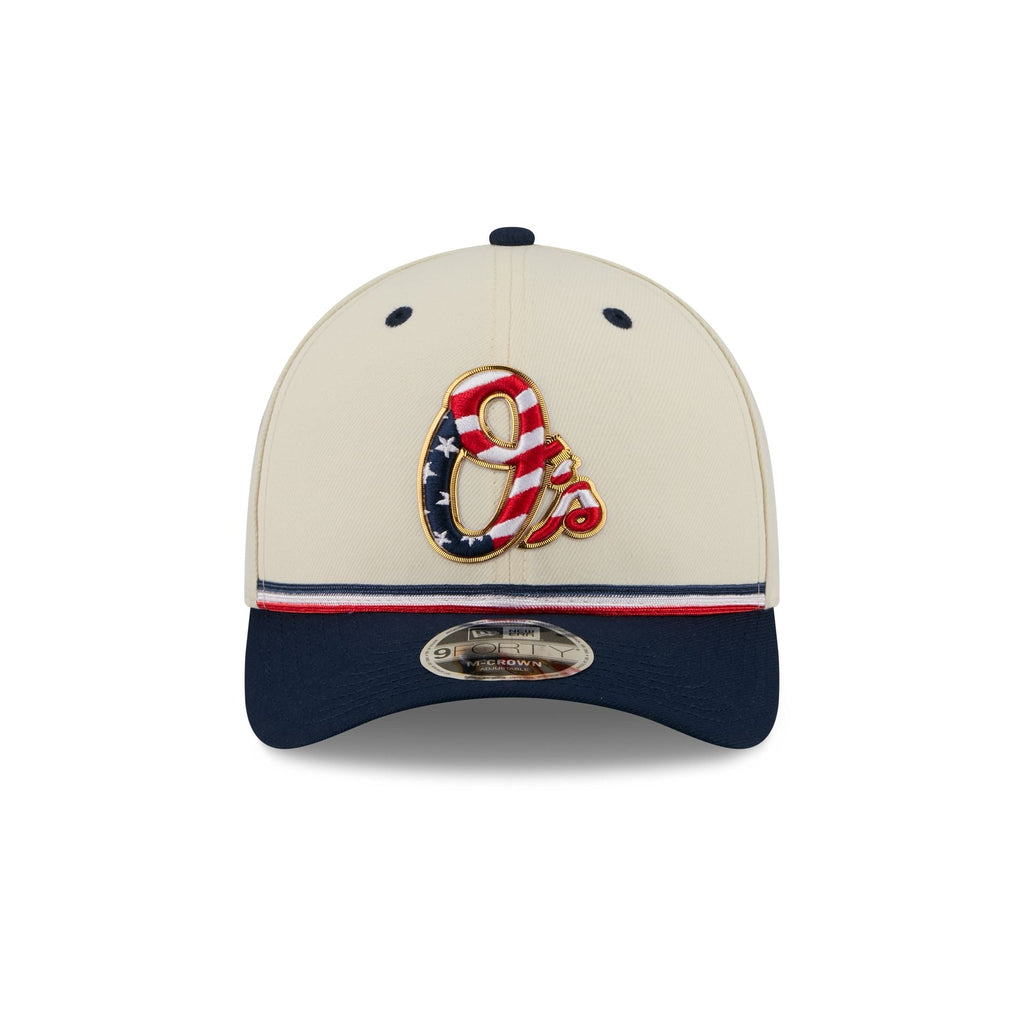 Baltimore Orioles Independence Day 2026 9FORTY M-Crown Snapback Hat - Image 2