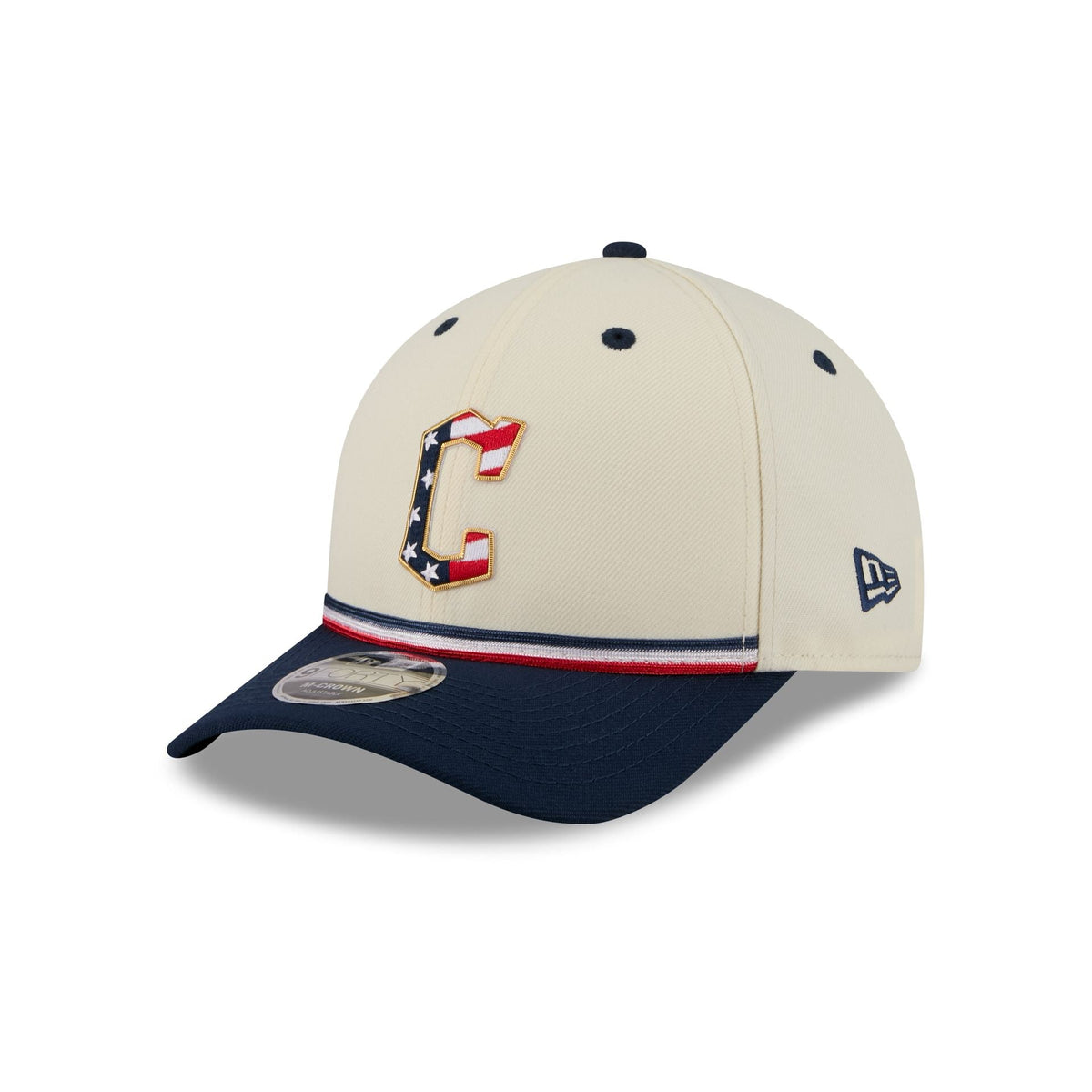 Cleveland Guardians Independence Day 2026 9FORTY M-Crown Snapback Hat - Image 3