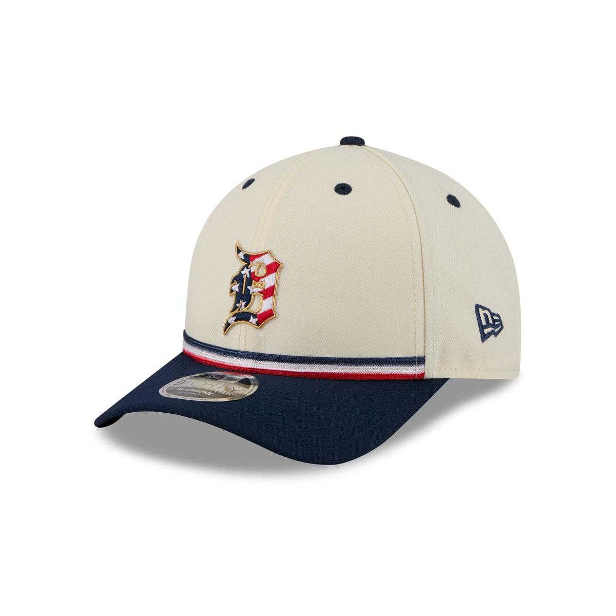 Detroit Tigers Independence Day 2026 9FORTY M-Crown Snapback Hat - Image 3