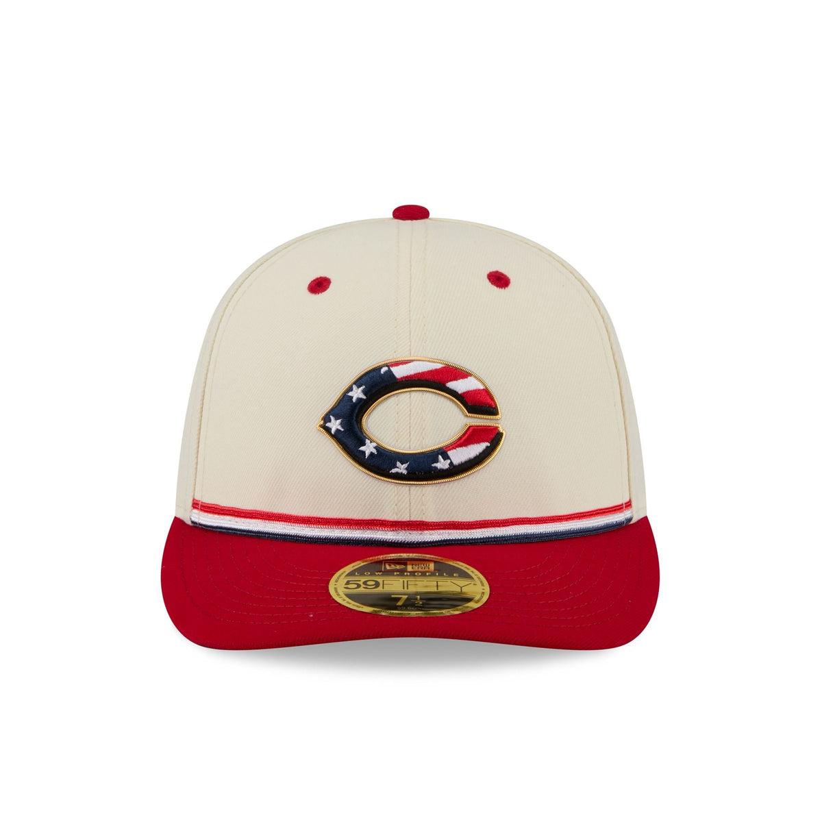 Cincinnati Reds Independence Day 2026 Low Profile 59FIFTY Fitted Hat - Image 2
