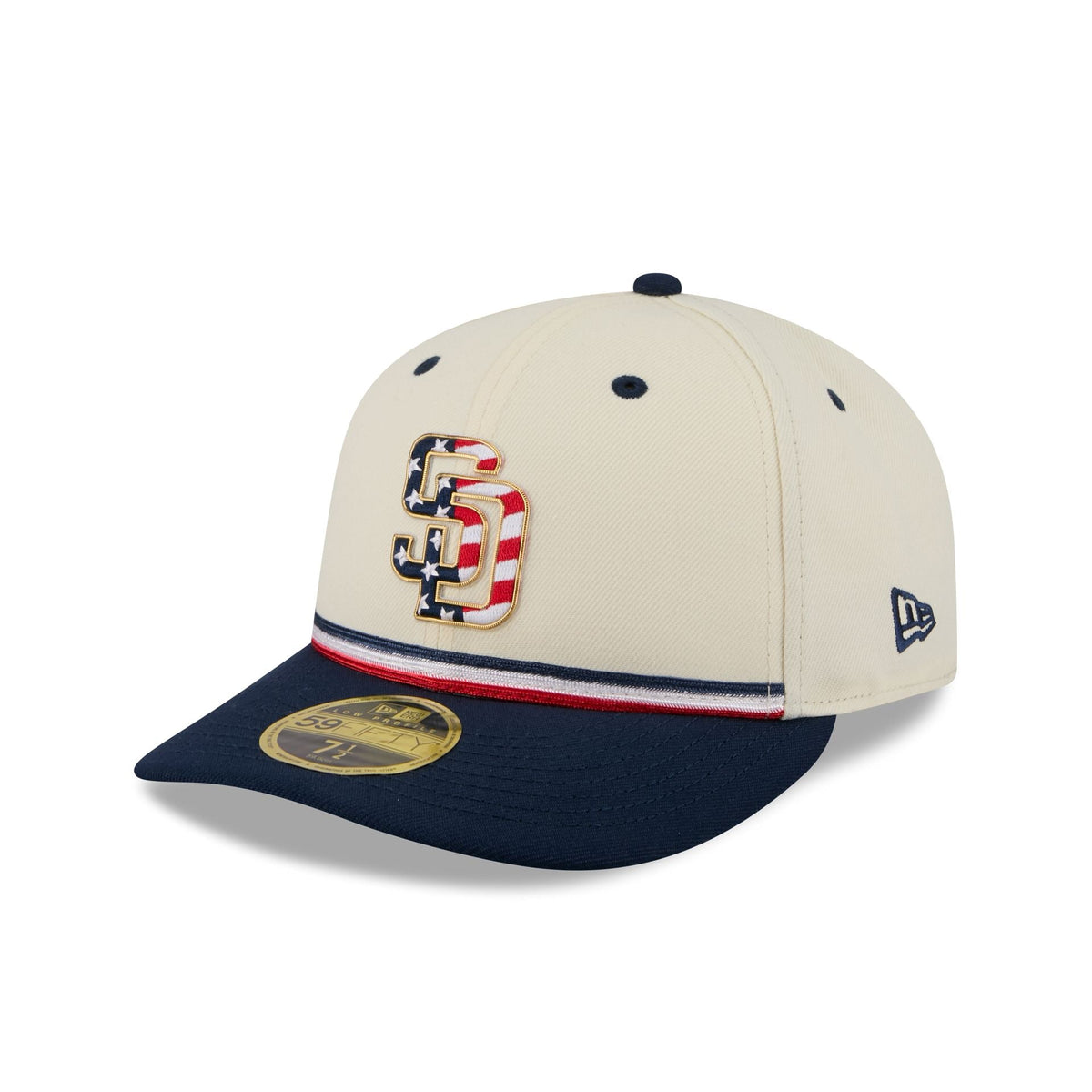 San Diego Padres Independence Day 2026 Low Profile 59FIFTY Fitted Hat - Image 3