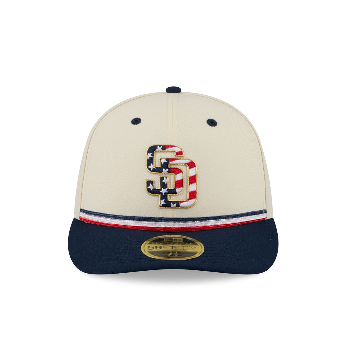 San Diego Padres Independence Day 2026 Low Profile 59FIFTY Fitted Hat - Image 2