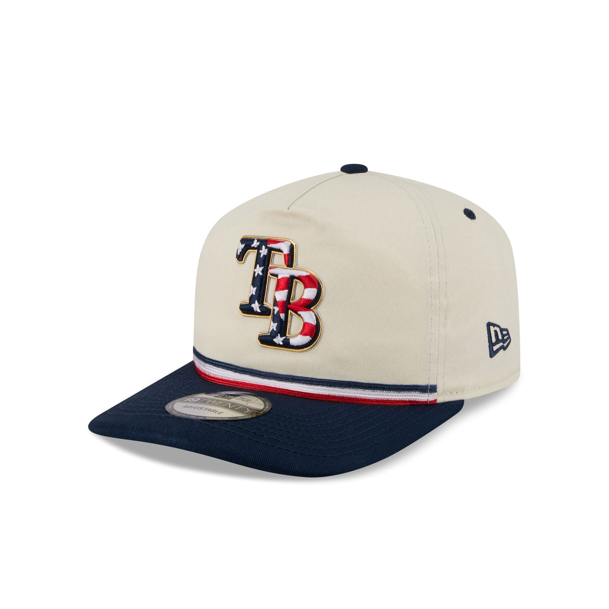 Tampa Bay Rays Independence Day 2026 19TWENTY Snapback Hat - Image 3