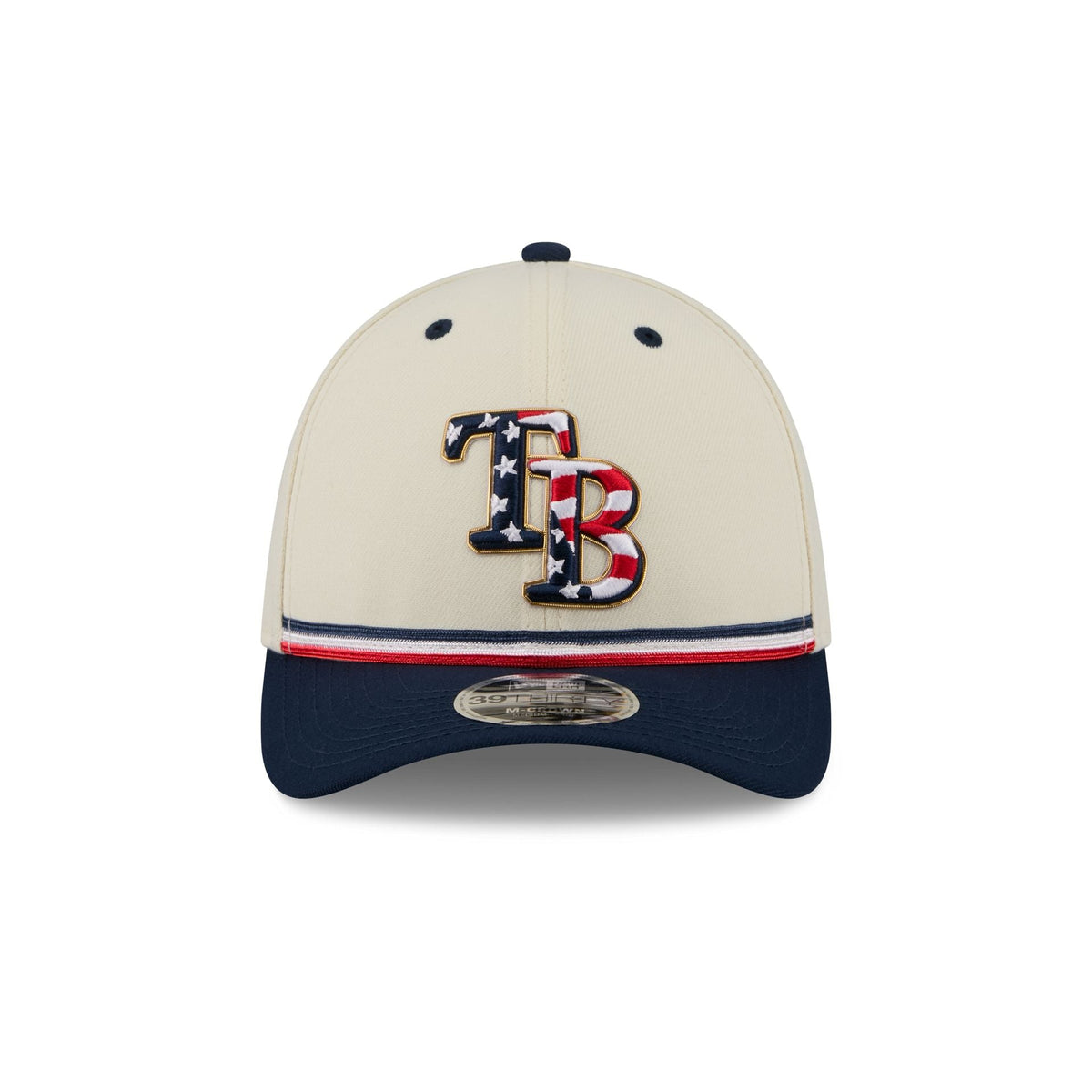 Tampa Bay Rays Independence Day 2026 39THIRTY M-Crown Stretch Fit Hat - Image 2