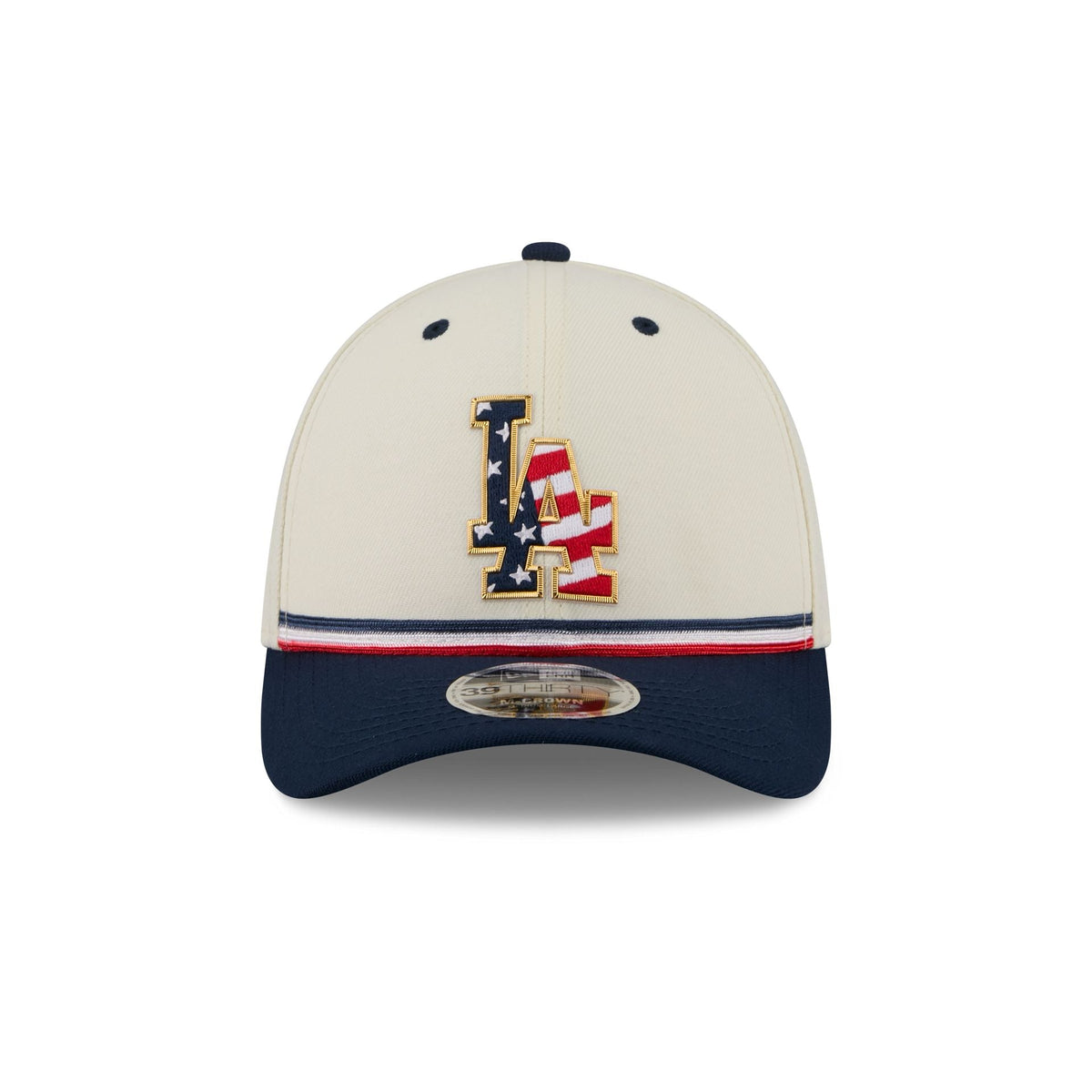 Los Angeles Dodgers Independence Day 2026 39THIRTY M-Crown Stretch Fit Hat - Image 2