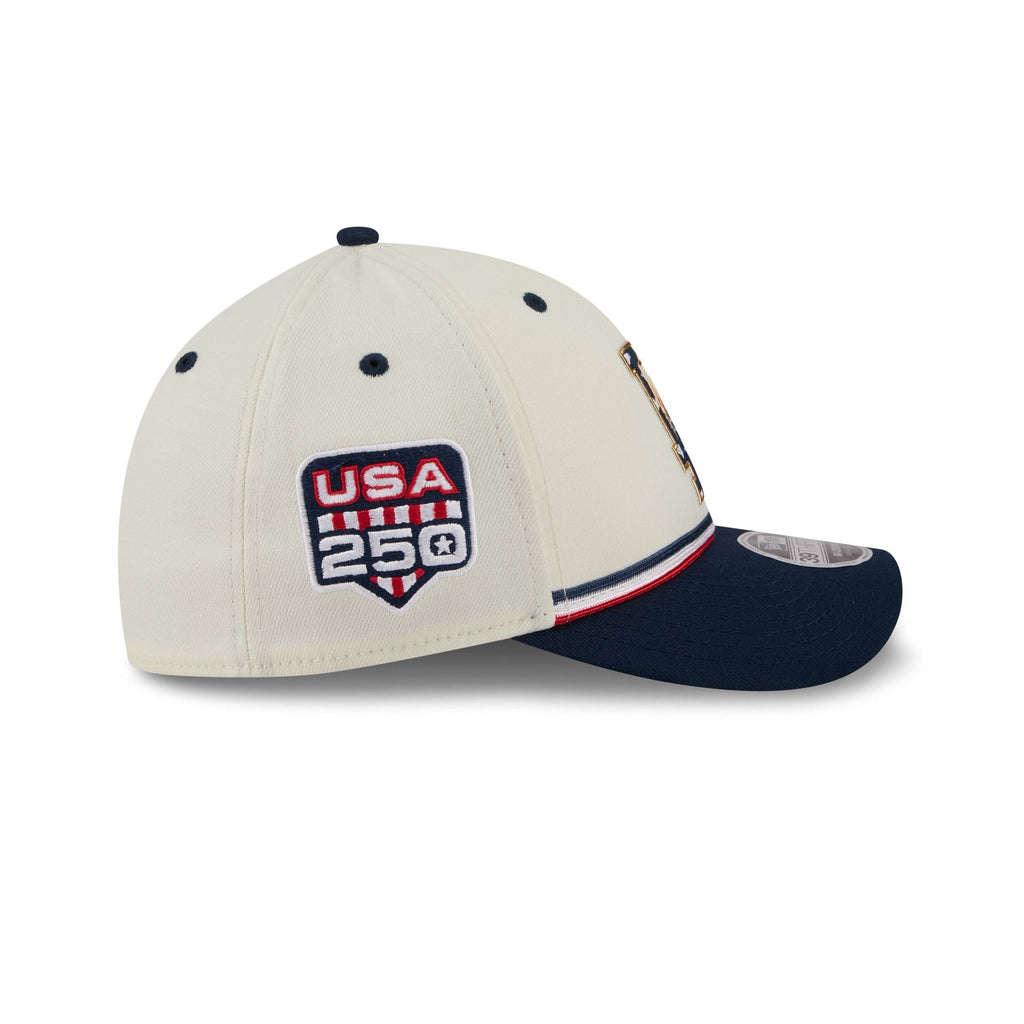 Los Angeles Dodgers Independence Day 2026 39THIRTY M-Crown Stretch Fit Hat - Image 4