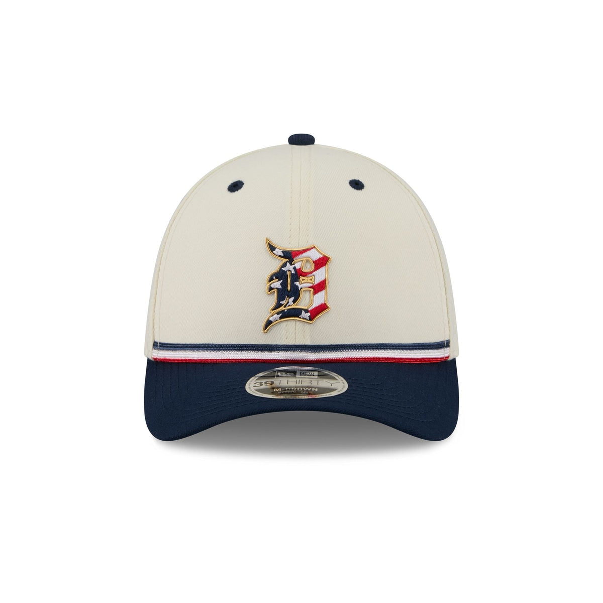 Detroit Tigers Independence Day 2026 39THIRTY M-Crown Stretch Fit Hat - Image 2
