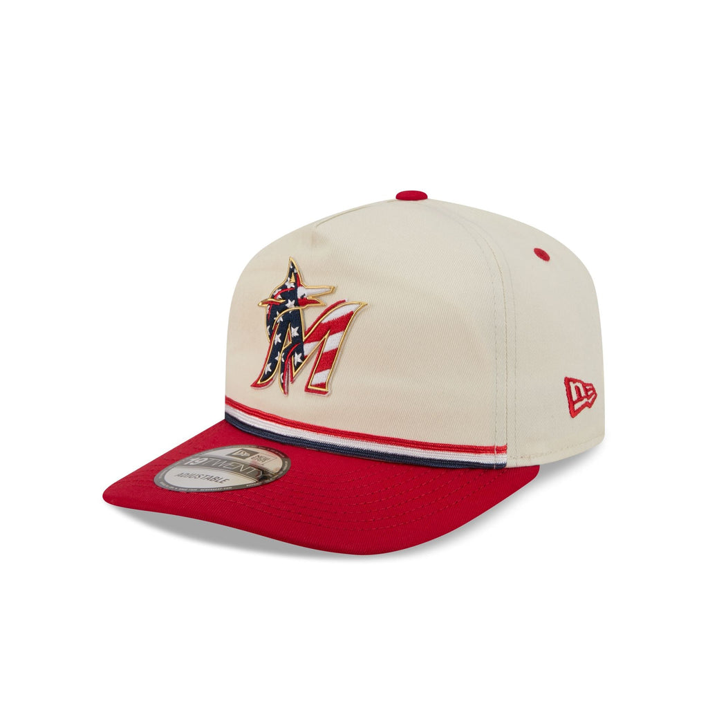 Miami Marlins Independence Day 2026 19TWENTY Snapback Hat - Image 3