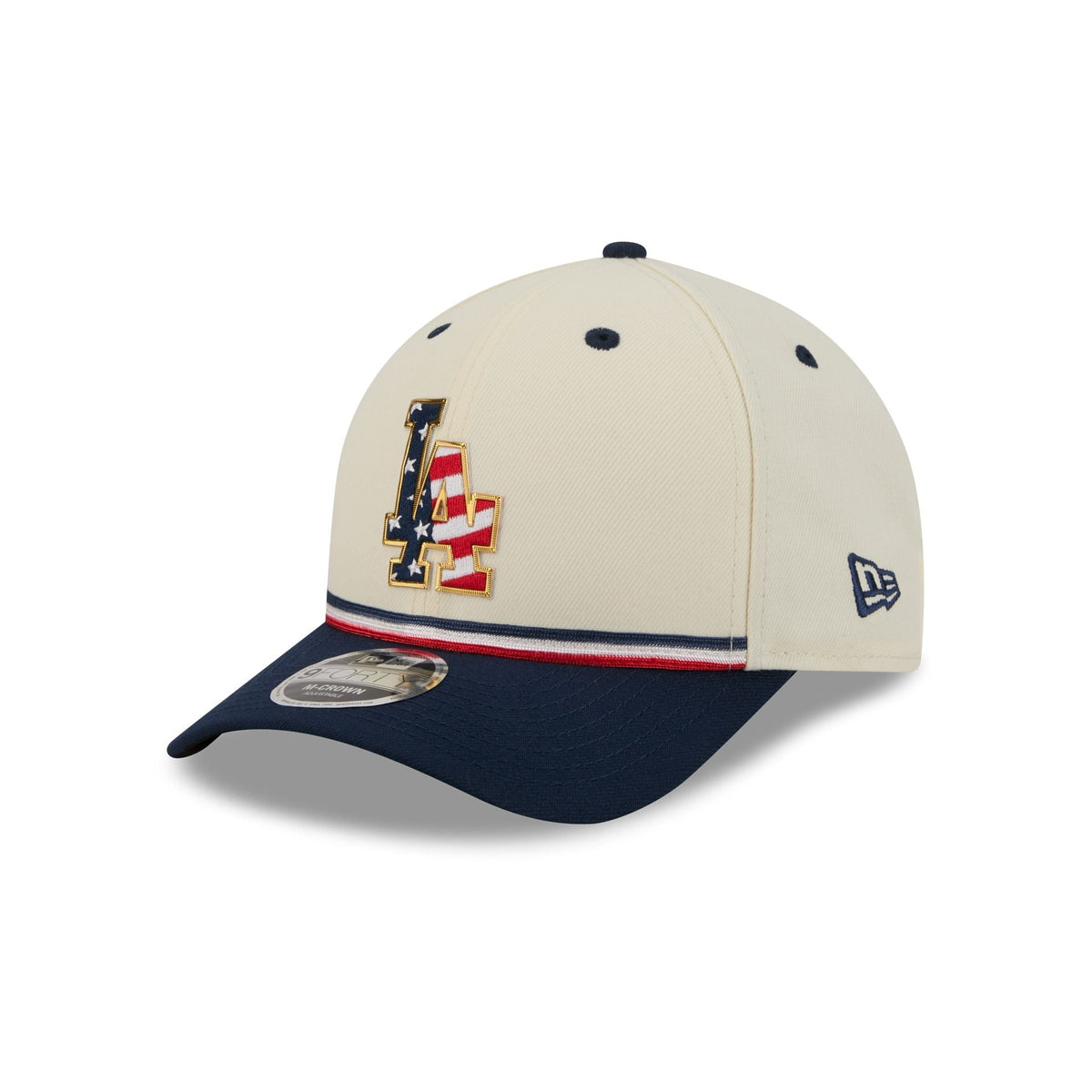 Los Angeles Dodgers Independence Day 2026 9FORTY M-Crown Snapback Hat - Image 3