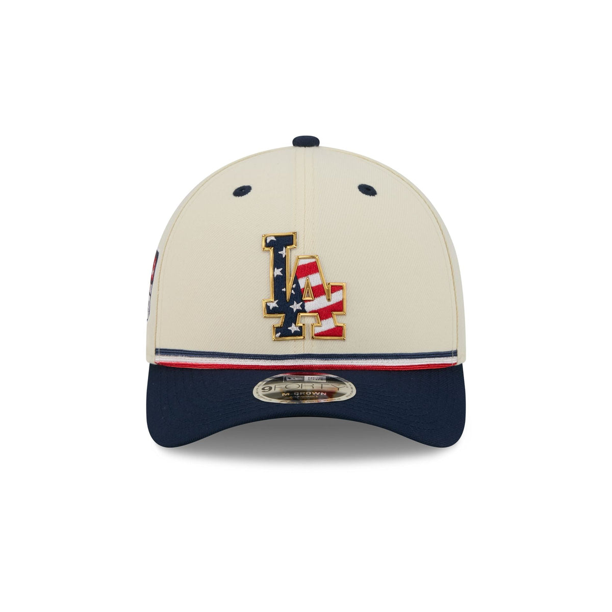 Los Angeles Dodgers Independence Day 2026 9FORTY M-Crown Snapback Hat - Image 2