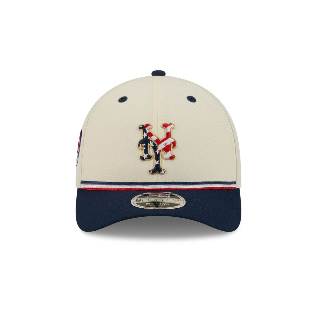 New York Mets Independence Day 2026 9FORTY M-Crown Snapback Hat - Image 2