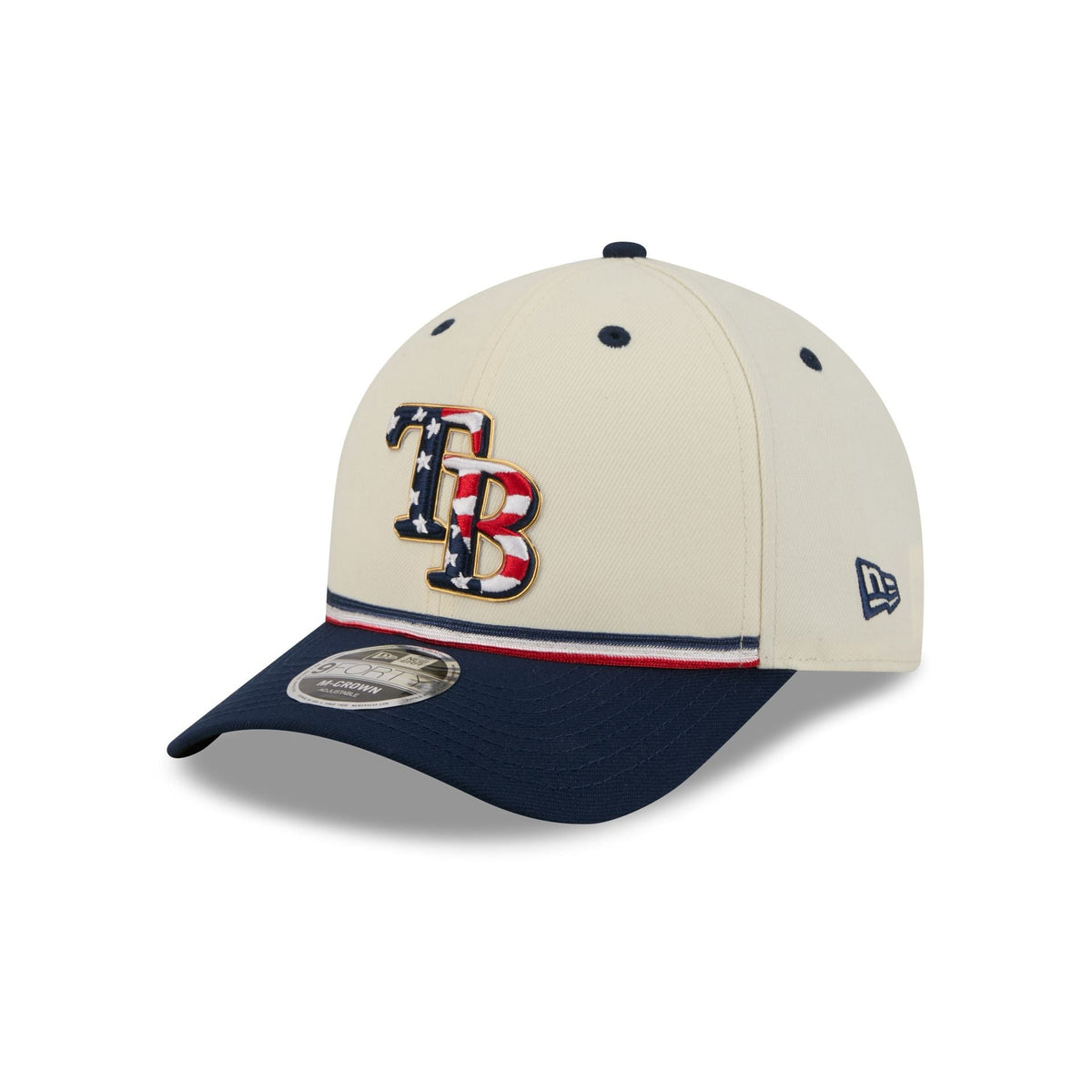 Tampa Bay Rays Independence Day 2026 9FORTY M-Crown Snapback Hat - Image 3
