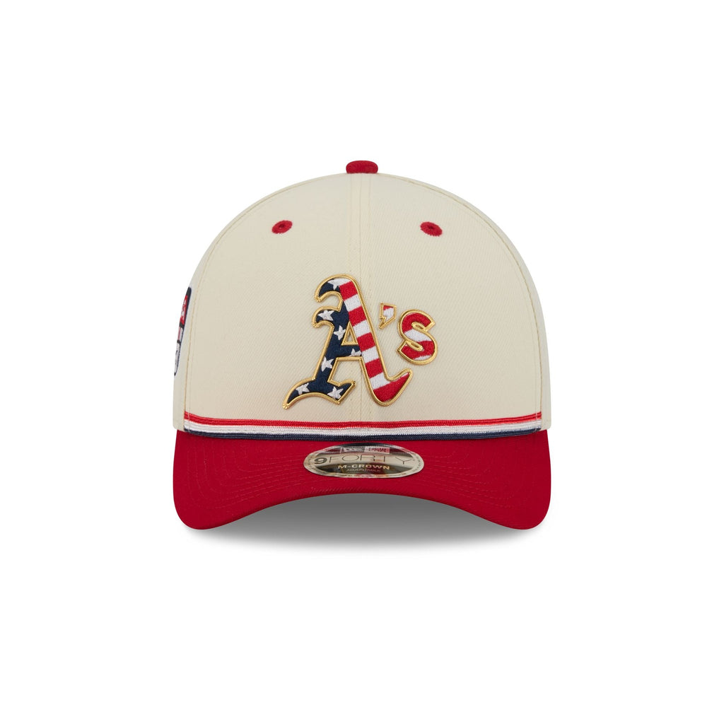 Athletics Independence Day 2026 9FORTY M-Crown Snapback Hat - Image 2