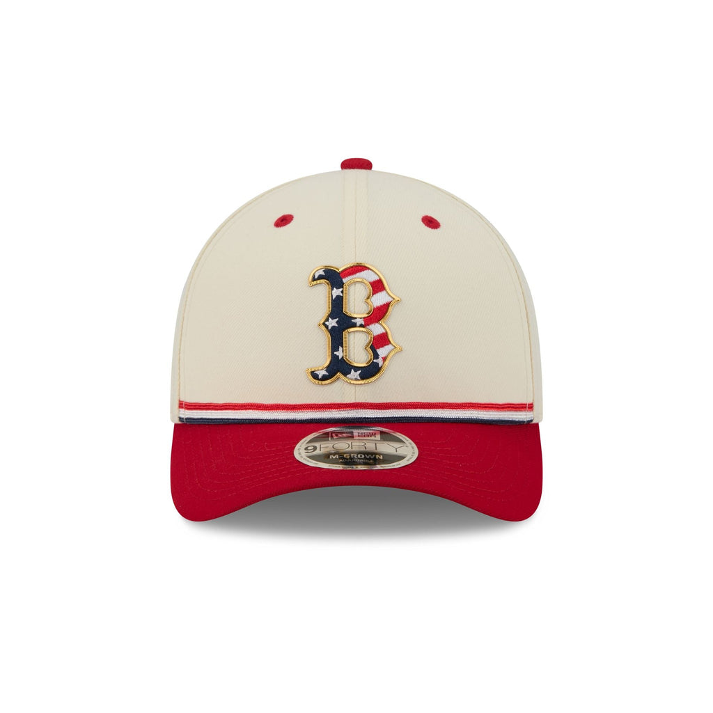 Boston Red Sox Independence Day 2026 9FORTY M-Crown Snapback Hat - Image 2