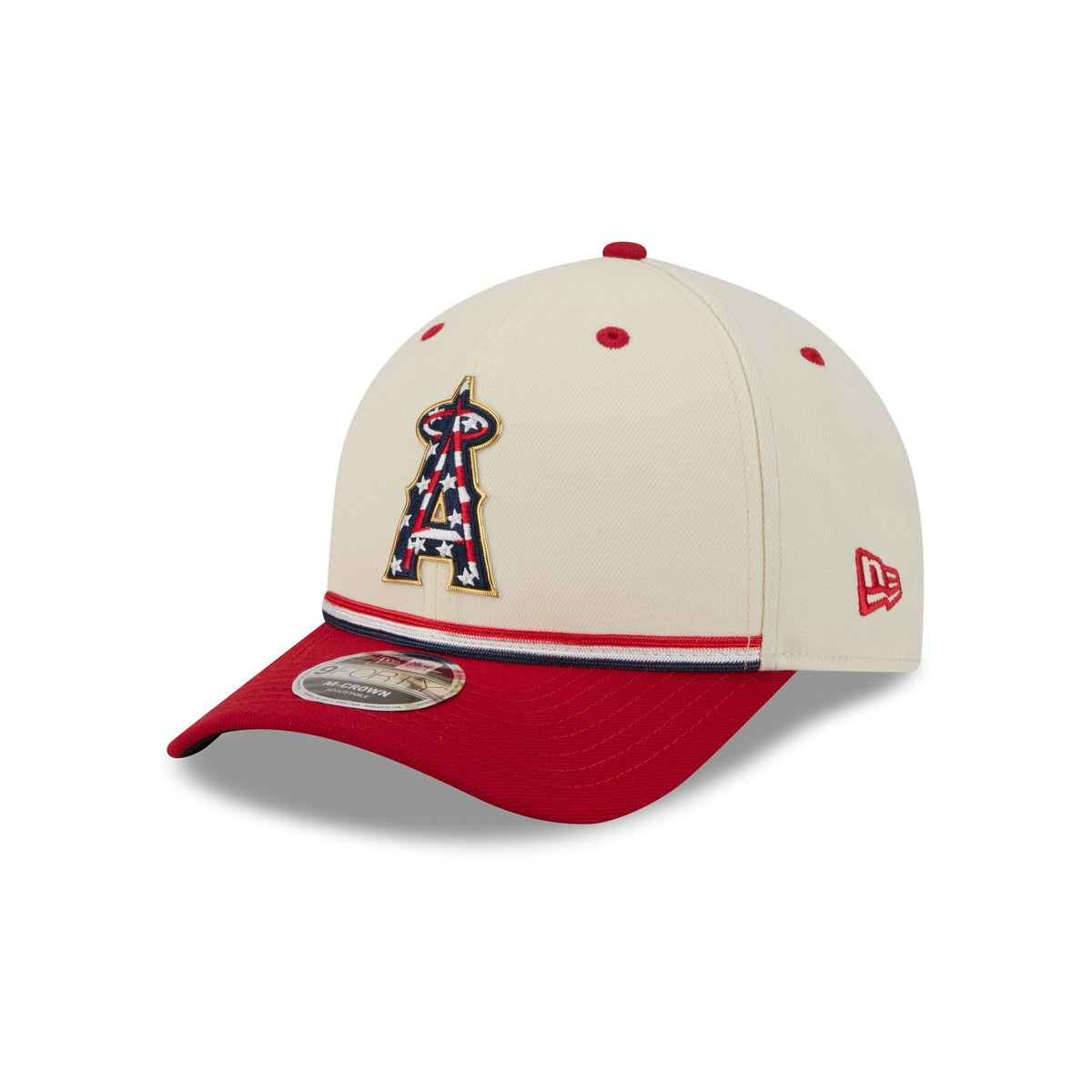 Los Angeles Angels Independence Day 2026 9FORTY M-Crown Snapback Hat - Image 3