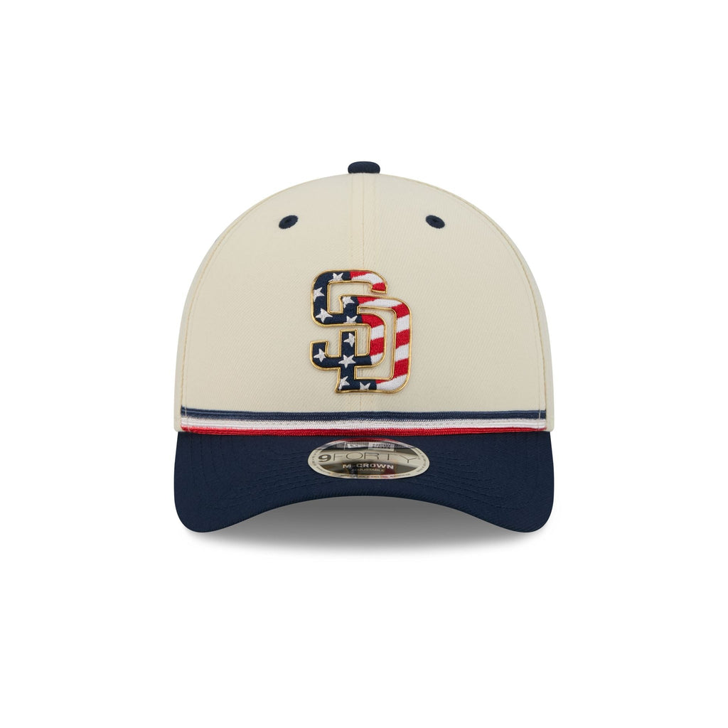 San Diego Padres Independence Day 2026 9FORTY M-Crown Snapback Hat - Image 2