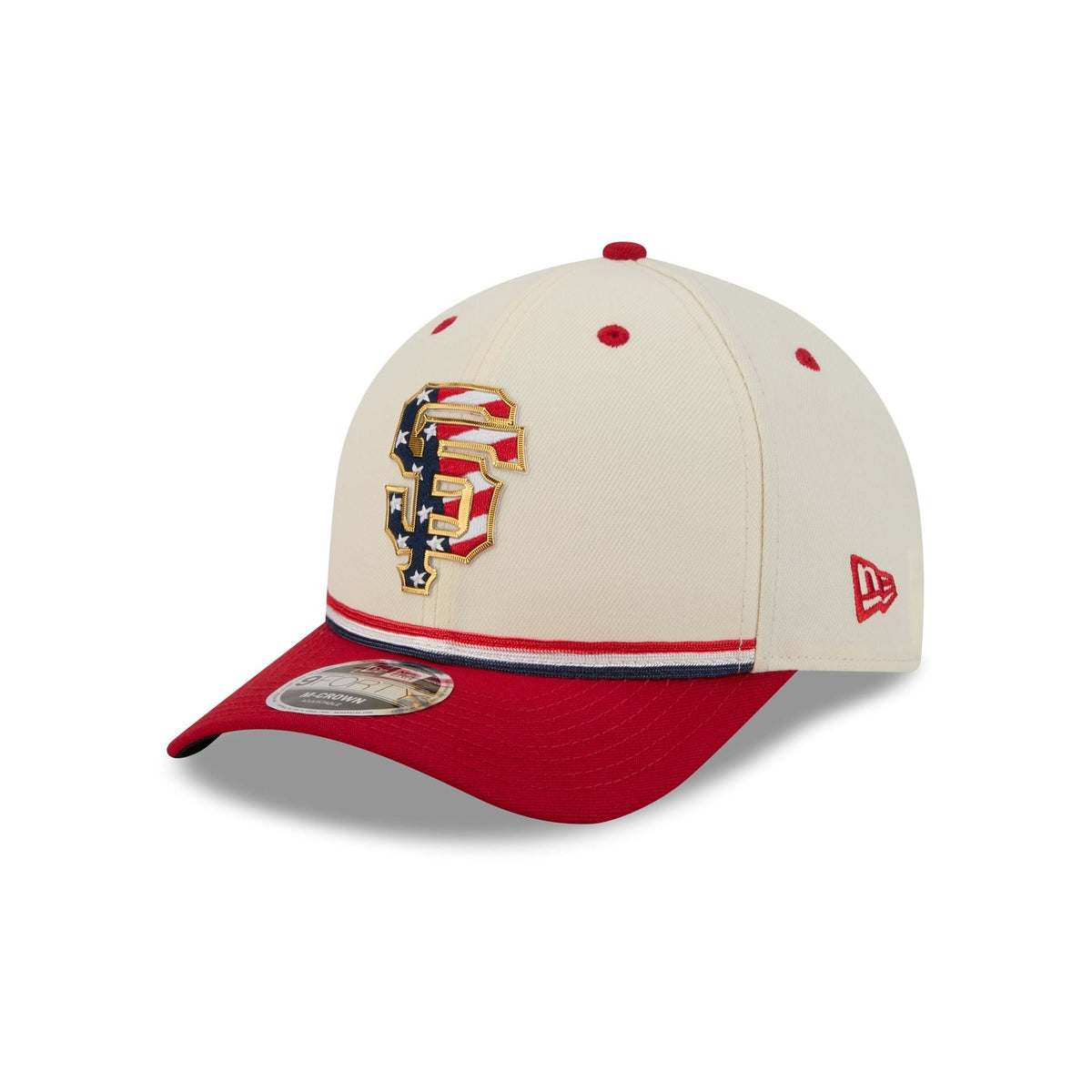 San Francisco Giants Independence Day 2026 9FORTY M-Crown Snapback Hat - Image 3
