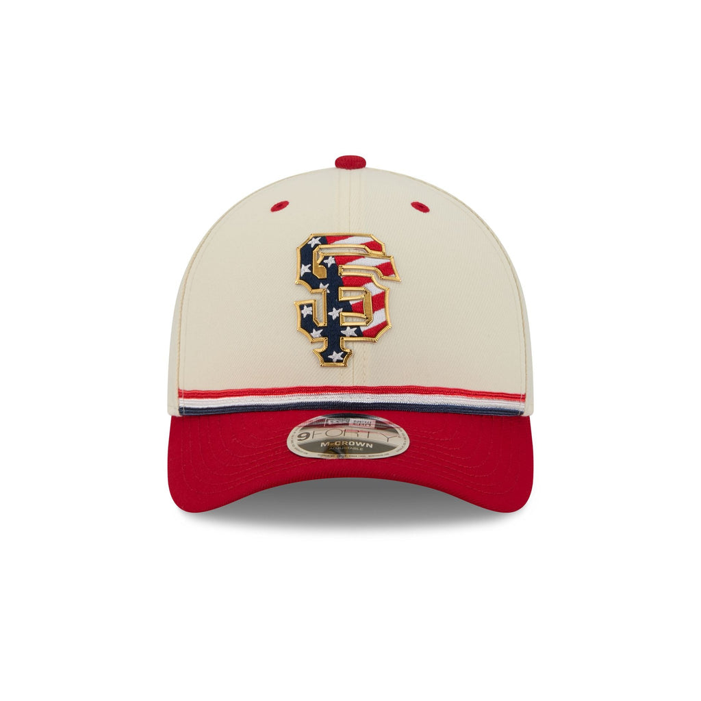 San Francisco Giants Independence Day 2026 9FORTY M-Crown Snapback Hat - Image 2