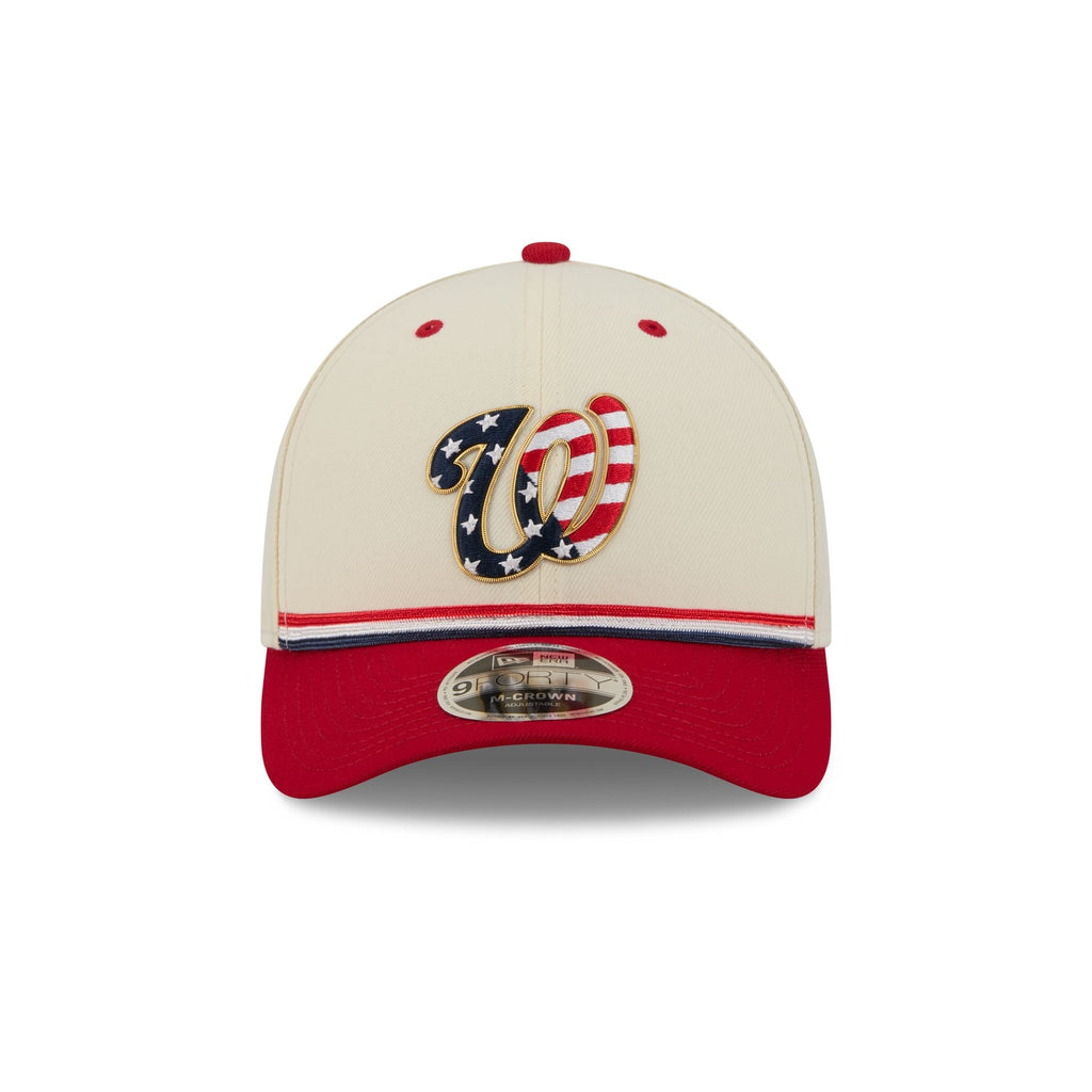 Washington Nationals Independence Day 2026 9FORTY M-Crown Snapback Hat - Image 2