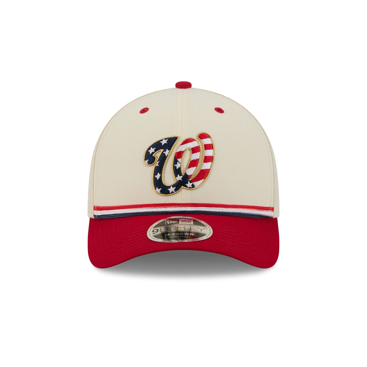 Washington Nationals Independence Day 2026 9FORTY M-Crown Snapback Hat - Image 2