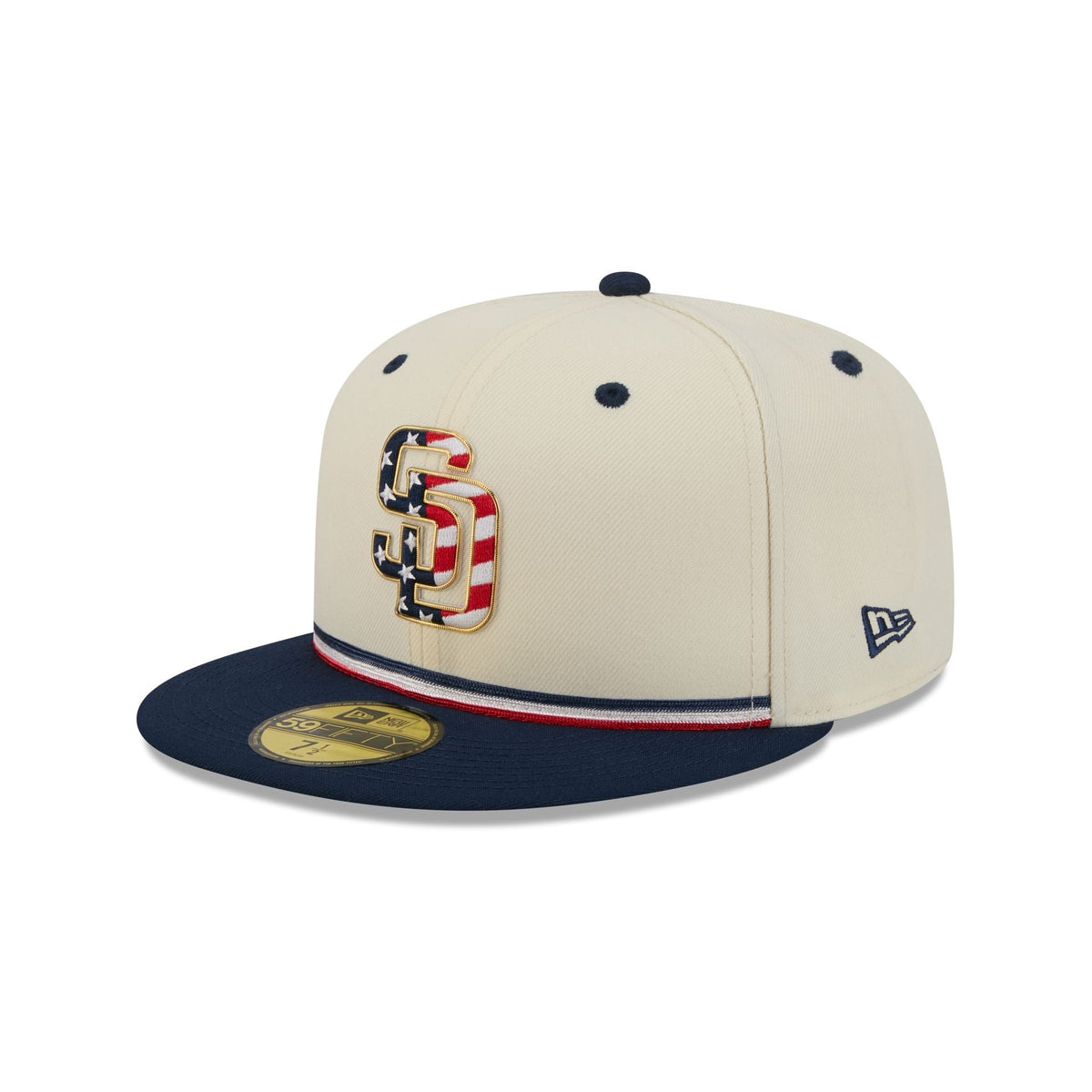 San Diego Padres Independence Day 2026 59FIFTY Fitted Hat - Image 3