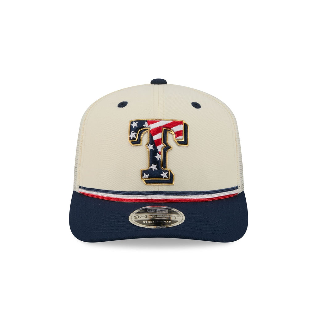 Texas Rangers Independence Day 2026 9SEVENTY Trucker Hat - Image 2