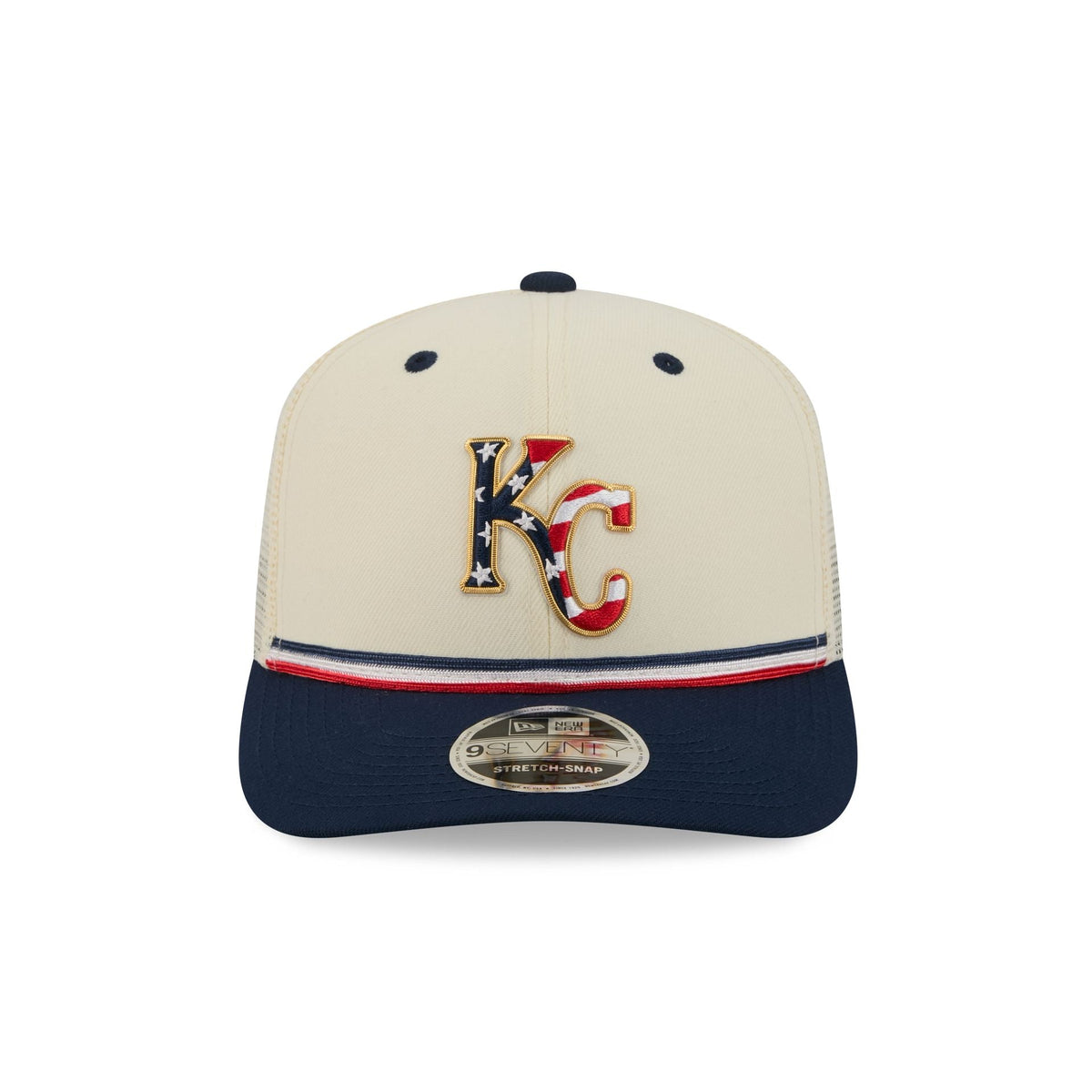 Kansas City Royals Independence Day 2026 9SEVENTY Trucker Hat - Image 2