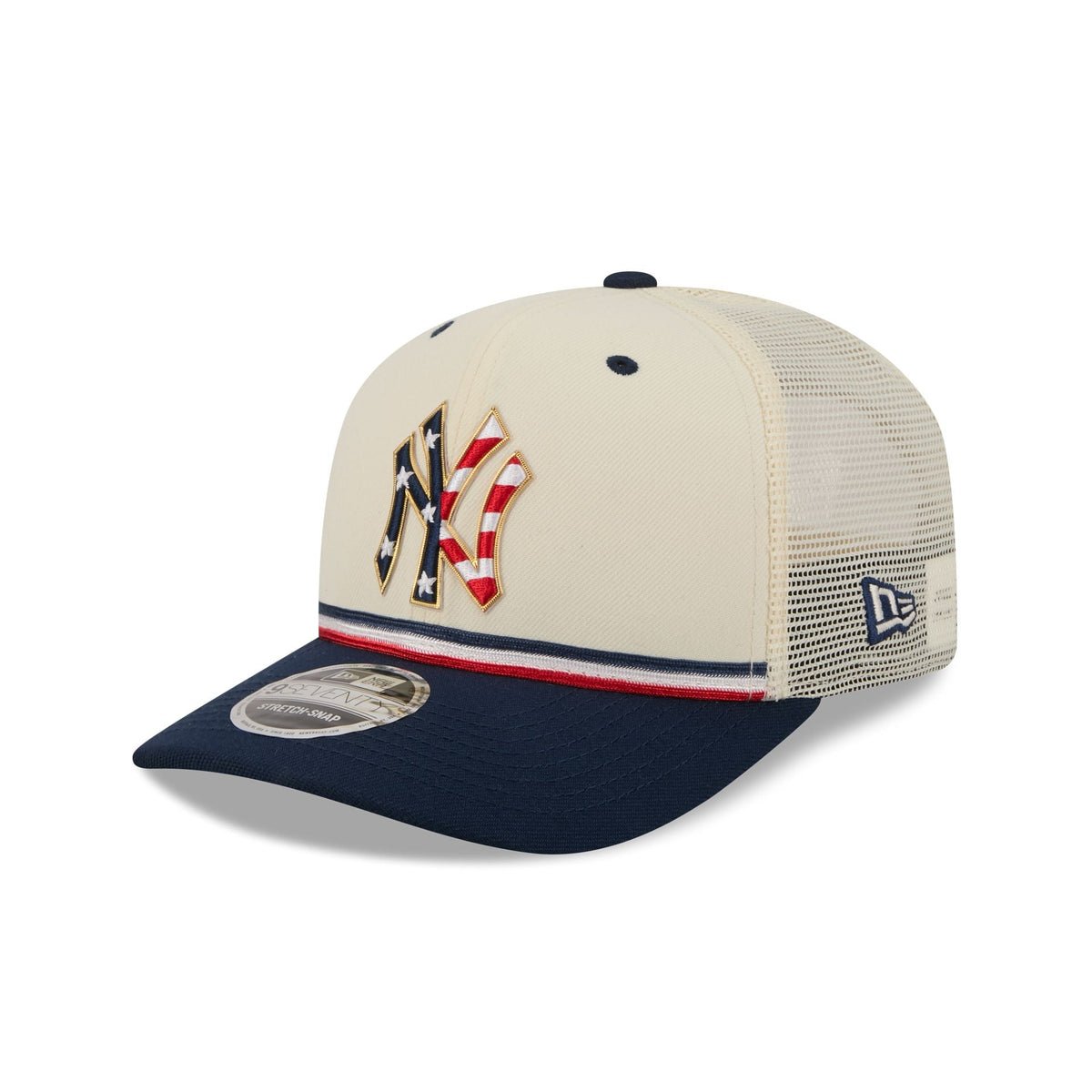 New York Yankees Independence Day 2026 9SEVENTY Trucker Hat - Image 3