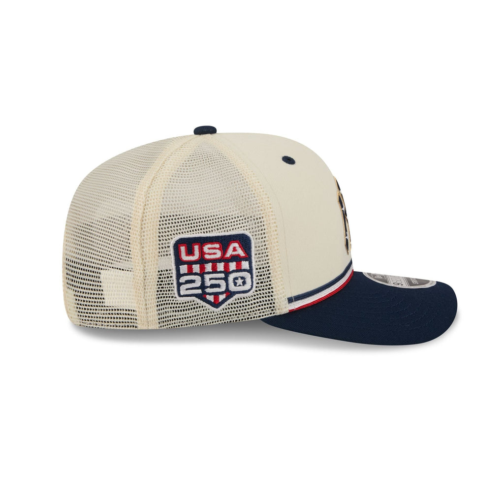 New York Yankees Independence Day 2026 9SEVENTY Trucker Hat - Image 4
